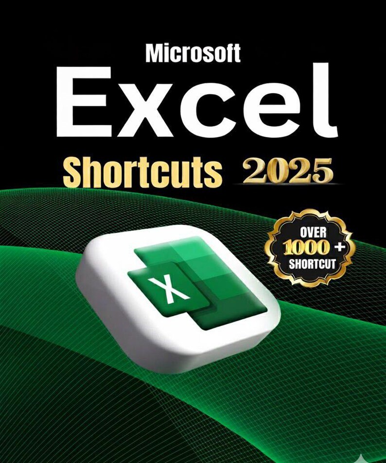 Excel Shortcut Guide.pdf Excel New Shortcuts Guide2026 (PDF Book) - Etsy