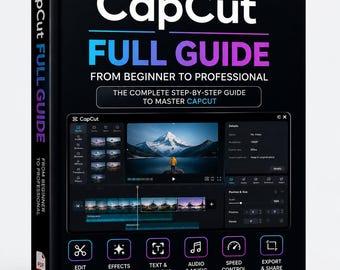 CapCut Full Guide 2026 | Complete Beginner to Pro Video Editing Tutorial PDF