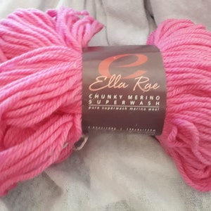Ella Rae Chunky Merino Superwash  100% wool - 1 Skein 100g - 125m