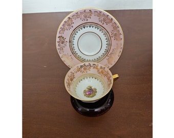 Vintage Limoges France Demitasse Coffee Cup and Saucer With Gold Trim ...