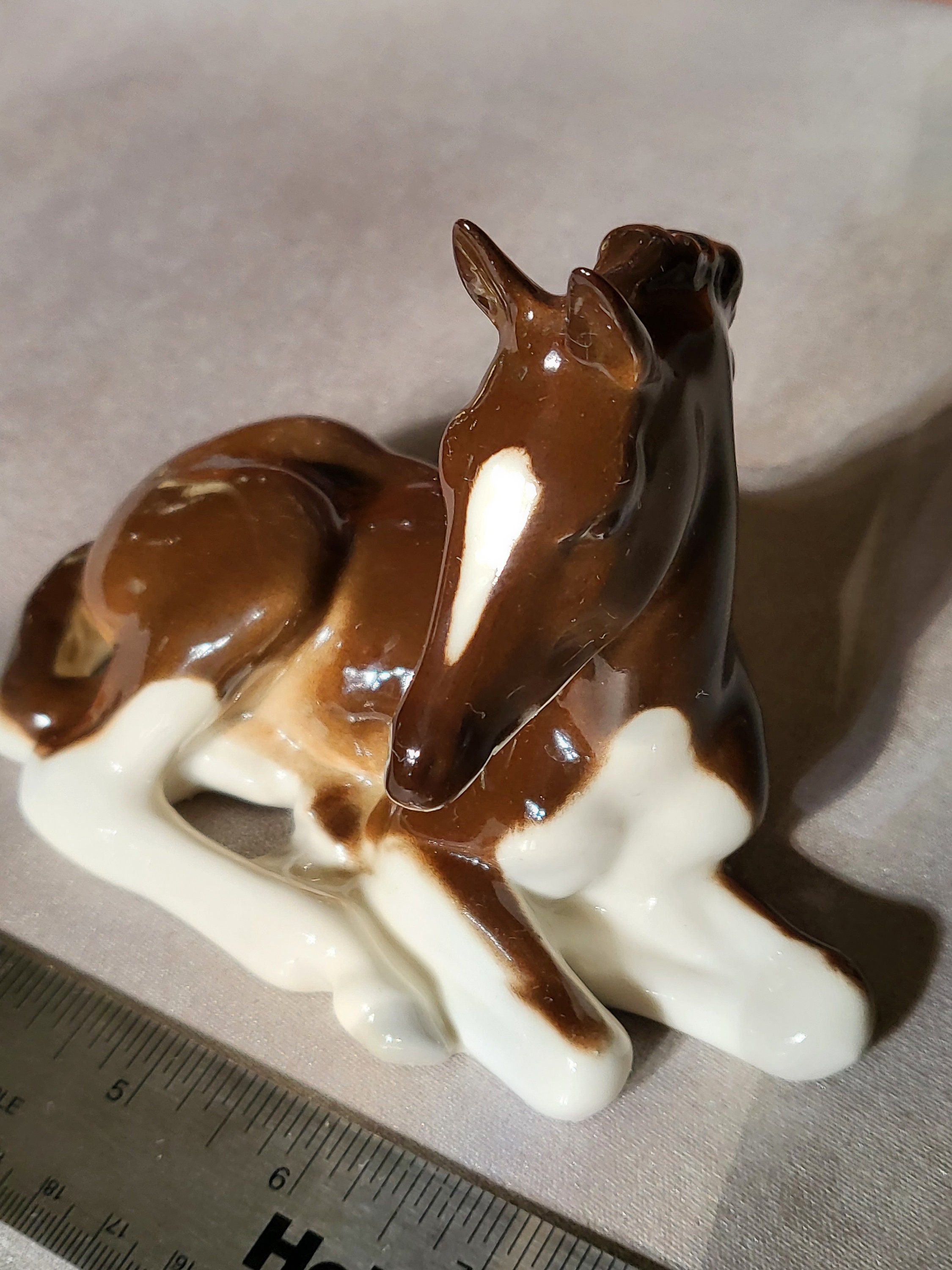 磁器　ロモノーフソ　白馬の置物　馬　インペリアルポーセリン　ビンテージ　希少品 磁器 ロモノーフソ 白馬の置物 馬 インペリアルポーセリン ビンテージ