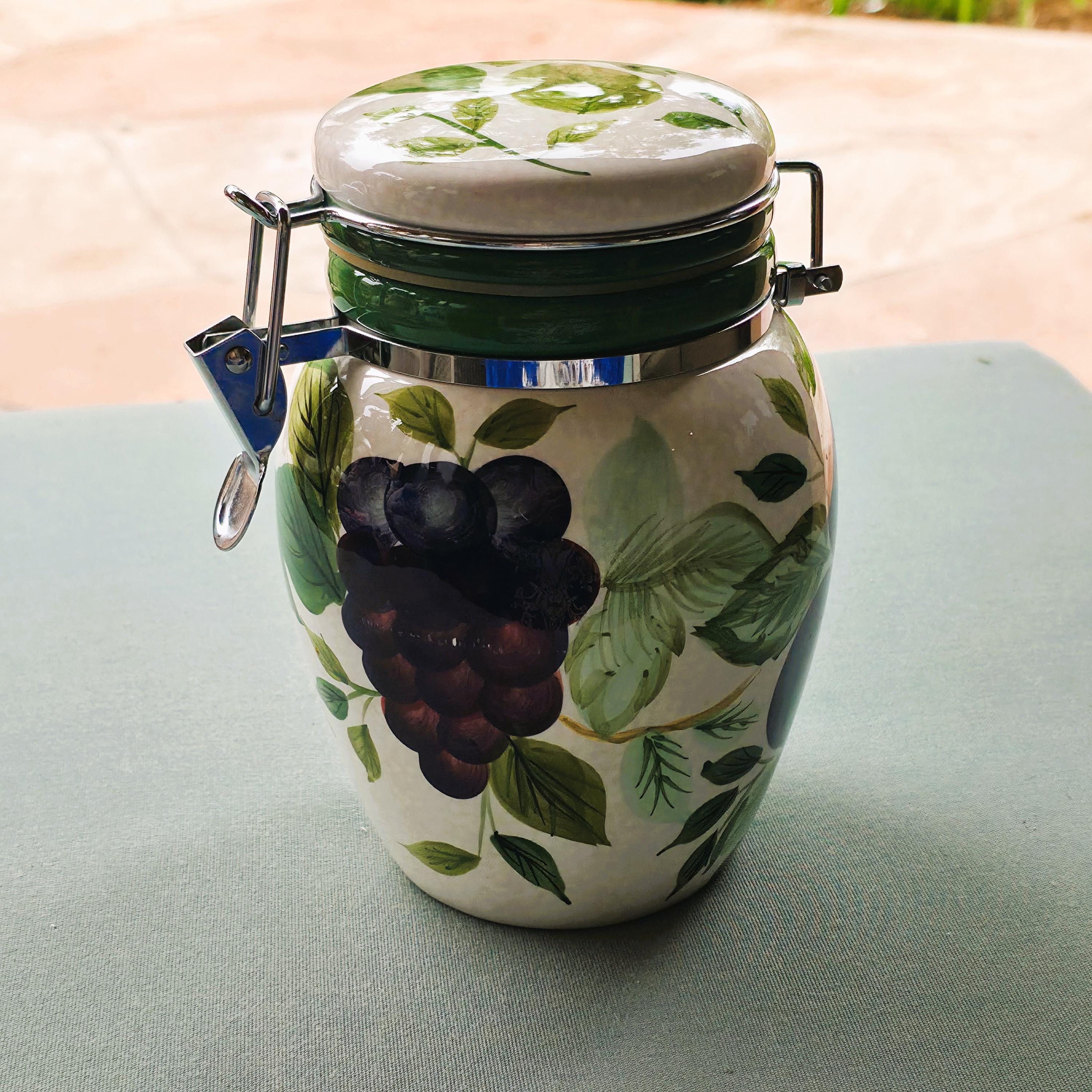 Jar With Hinge Lid - Etsy