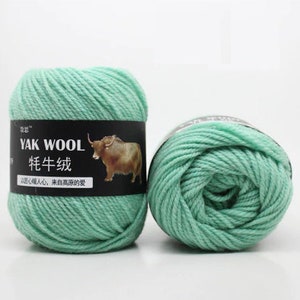 Thick Yak/Cashmere  Yarn - 1 Skein 100g -  140m