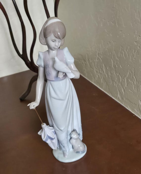 Lladro Porcelain Figurine “summer Stroll