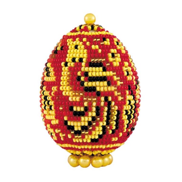 Kit de perles RIOLIS « Oeuf de Pâques « Khokhloma » (B 184)