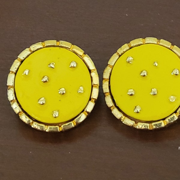 deLillo Vintage Clip On Cluster Earrings