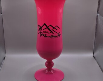 World Famous Mountain Top St. Thomas Island Souvenir Plastic Cocktail Glass