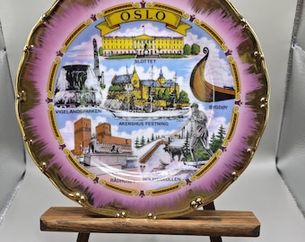 Oslo Norway Collectiable Souvenir Plate