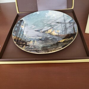 Royal Doulton John Stobart &quot;Sailing With The Tide&quot; Collector Plate , Decorative plate
