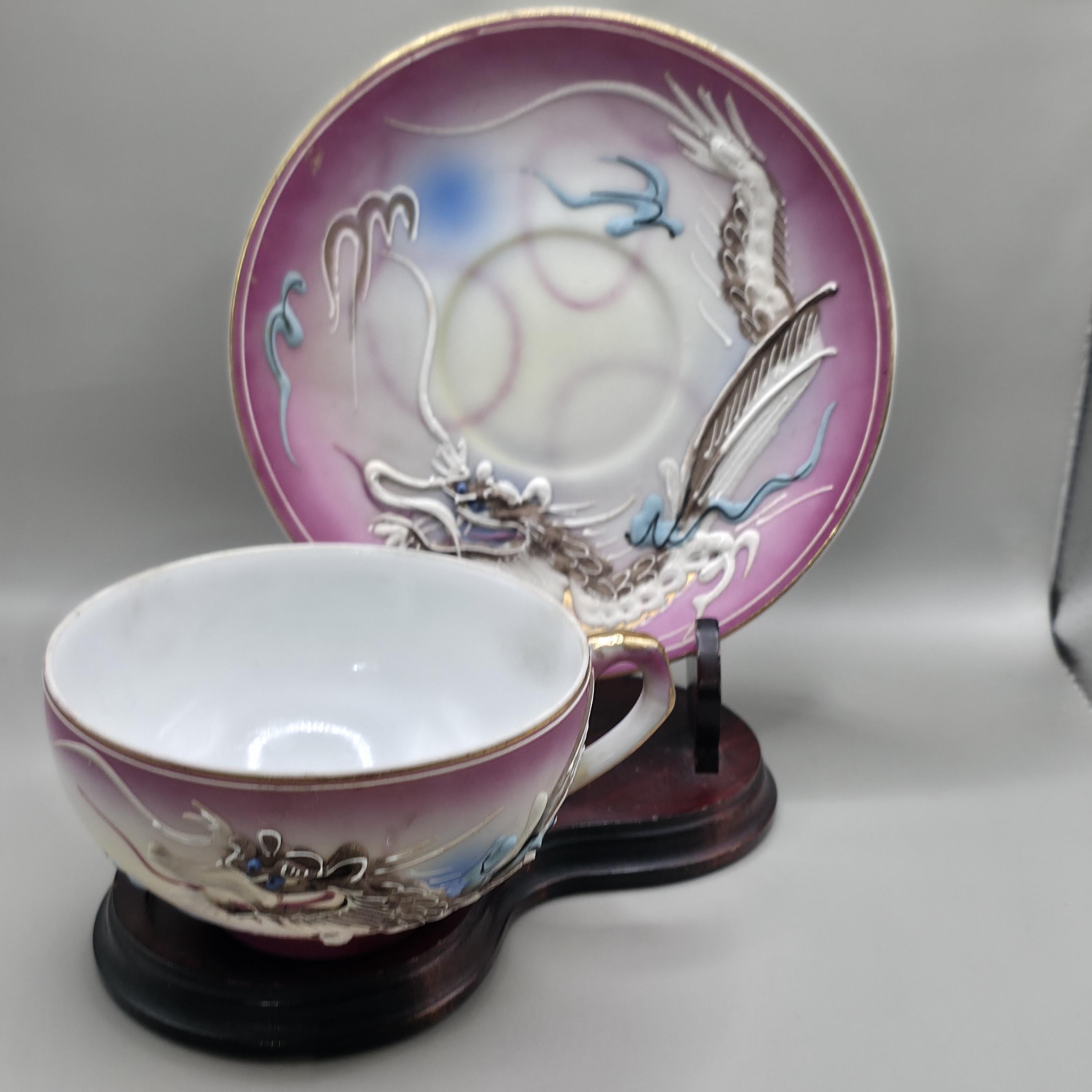 Dragon Tea Cup Lithophane Geisha - Etsy