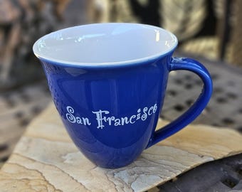 San Francisco Coffee Mug, Art Deco California Mug