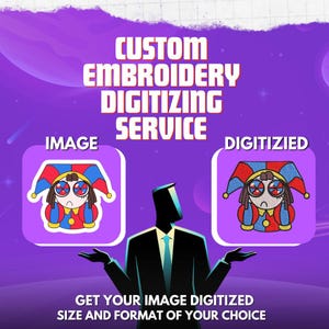 Custom Embroidery Digitizing Service for Logos, Patches & Image | High-Quality Premium Custom Embroidery Digitizing | DST, PES, EXP and More