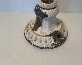 Antique Architectural Salvage Flush Mount Light Fixture