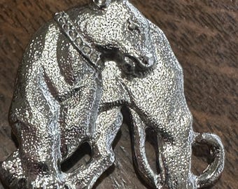 Vintage Silver-Tone Big Cat Jewelry Supply