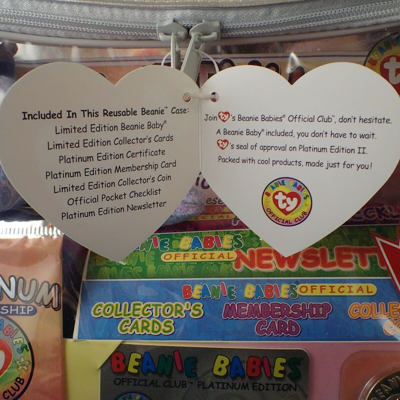 1999 TY Beanie Babies Official Club Membership Kit PLATINUM Etsy