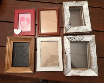 Vintage Wood Picture Frames With Glass CHOICE Unique Designs