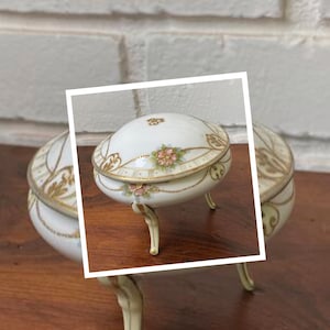 Antique Morimura Nippon Dresser Powder Trinket Box