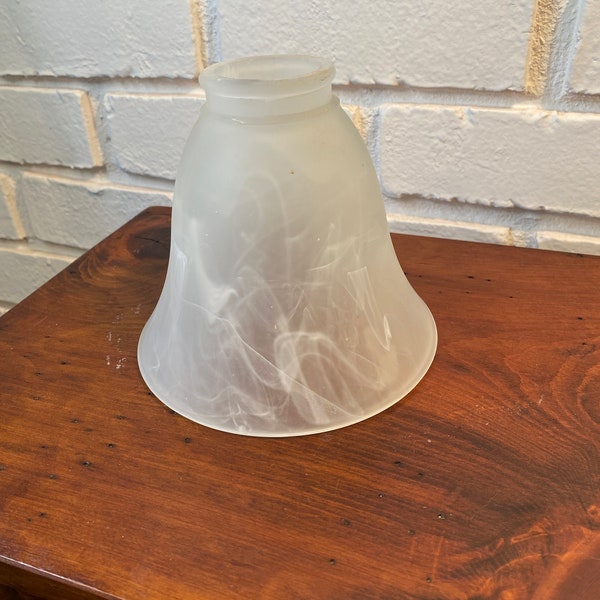 Alabaster Bell Glass Replacement Globe Shade Cover