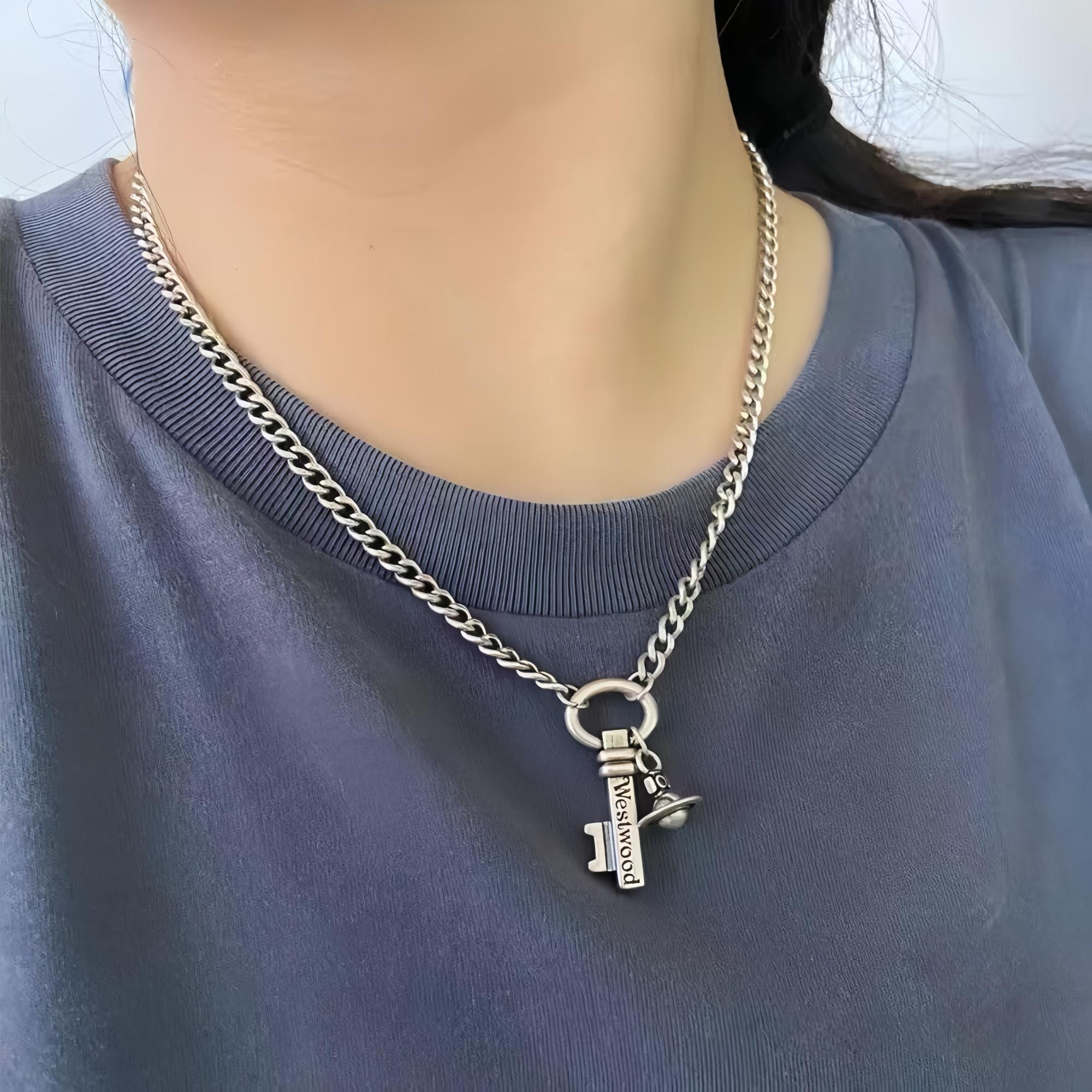 Vivienne Westwood Key Necklace - Etsy Australia