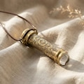 Brass Teleidoscope / Kaleidoscope Pendant – Handcrafted Optical Jewelry product logo