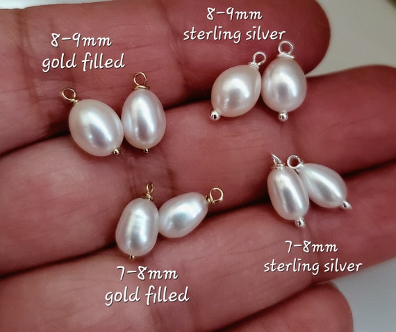Haiyang Wholesale Real Freshwater Pearl Brooches Pins,2 Pieces