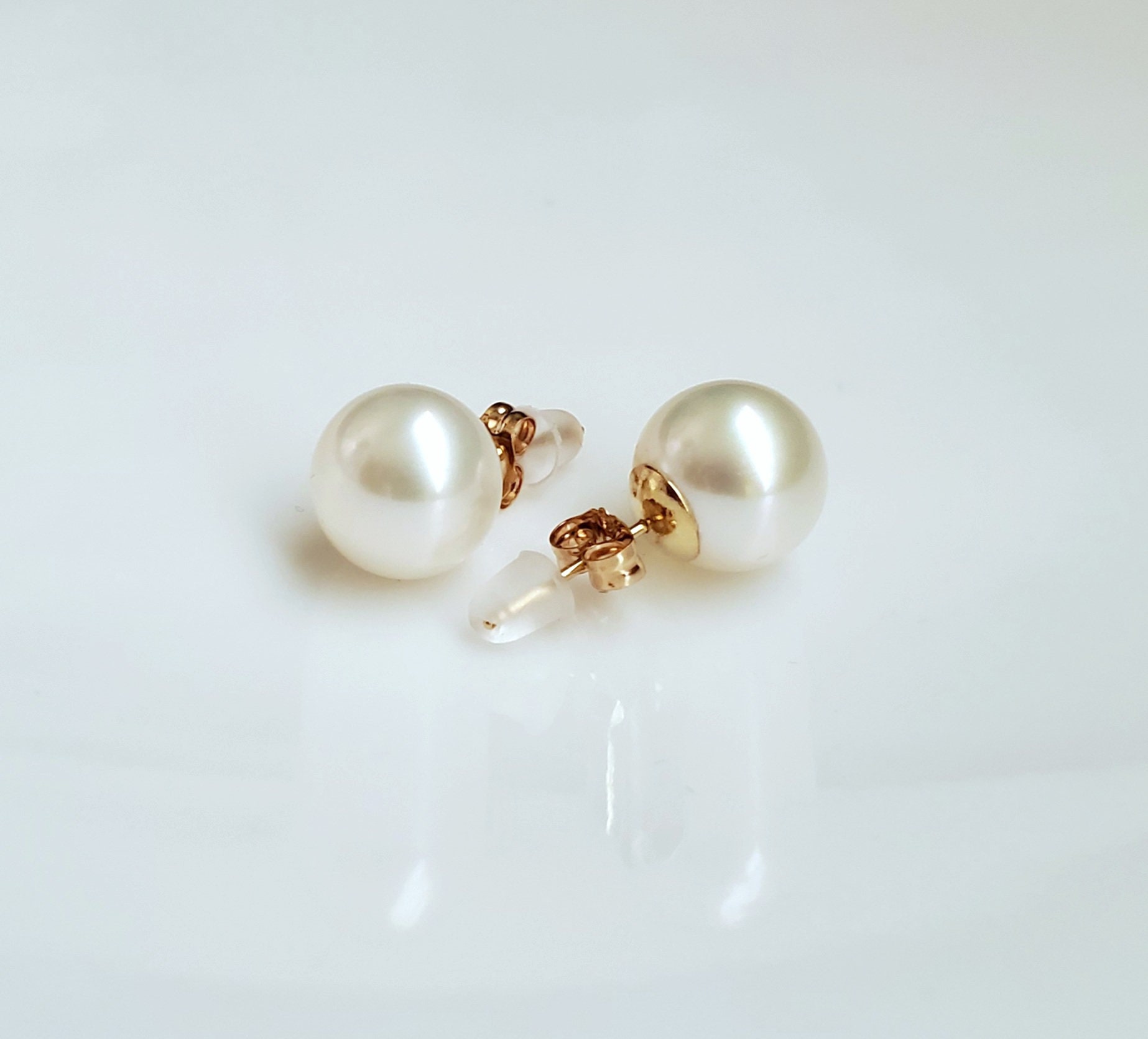 Perfect Round Cultured Freshwater Pearls AAA Quality Natural - Etsy