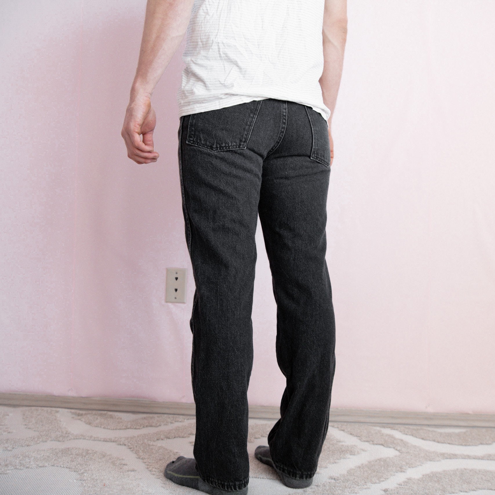 80s USA製 RUSTLER flare 38×30 フレアデニム Vintage 【公式通販】