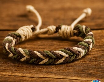Handgemachtes Boho Seil Armband Vintage geflochtener Charme Schmuck Einstellbar Unisex Geschenk