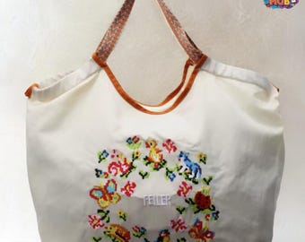 Floral Oxford Umhängetasche - Große Kapazität wasserdichte lässige Tasche für Frauen