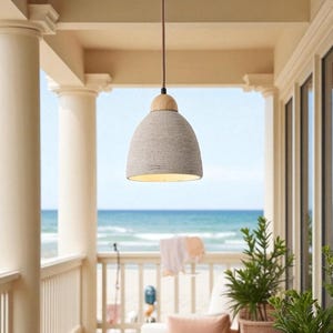 Modern Rustic Pendant Light - Hanging Ceiling Lamp for Kitchen, Dining Room, Living Room or Porch - Farmhouse Style Lighting Fixture&quot;