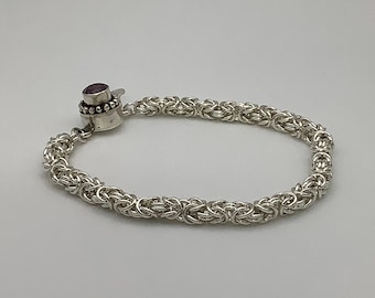 Sterling silver Byzantine Bracelet