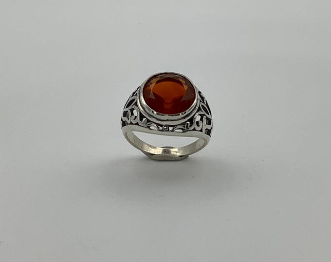 Mexican Opal set in Sterling Silver Ring