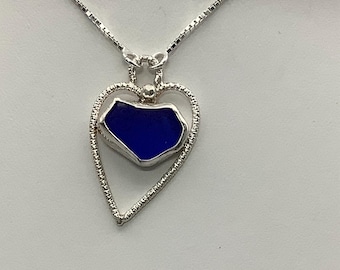 Seaglass Heart Necklace