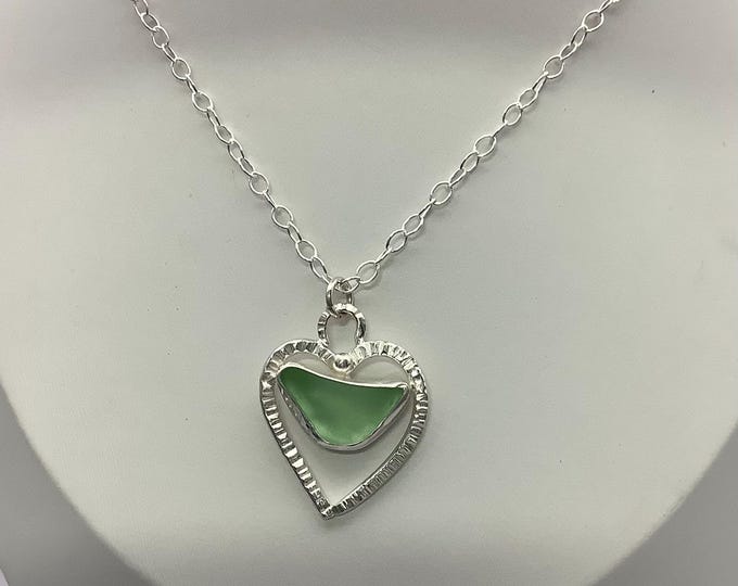 Seaglass Heart Necklace