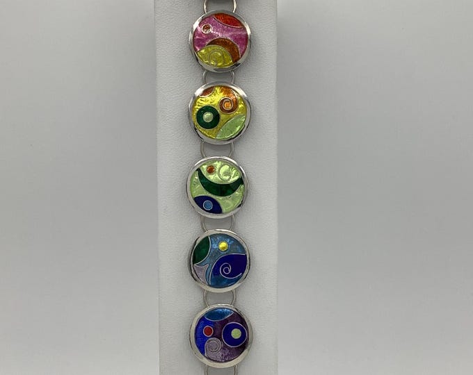 Cloisonné Enamel Bracelet