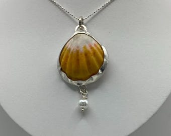 Hawaiian Sunrise Shell set in Sterling Silver