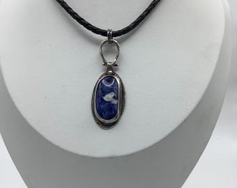 Sodalite Sterling Silver Necklace