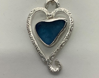 Seaglass Heart Necklace