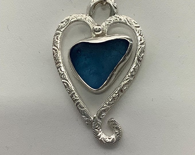 Seaglass Heart Necklace