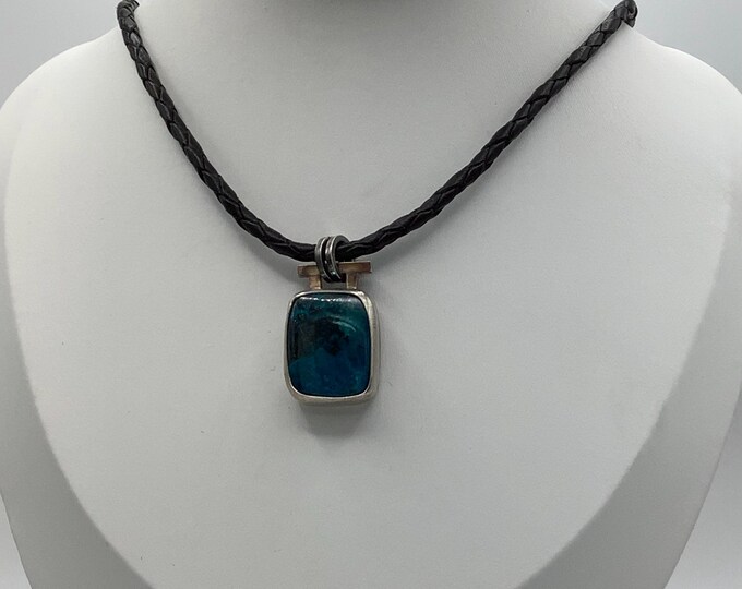 Chrysocolla Sterling Silver Necklace