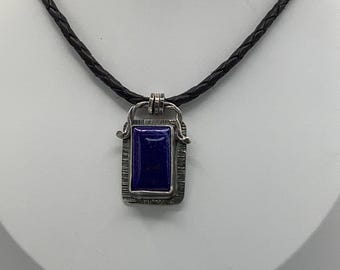 Lapis Sterling Silver Necklace