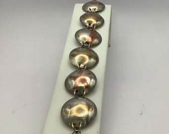 Sterling silver mixed metal Sealife Bracelt