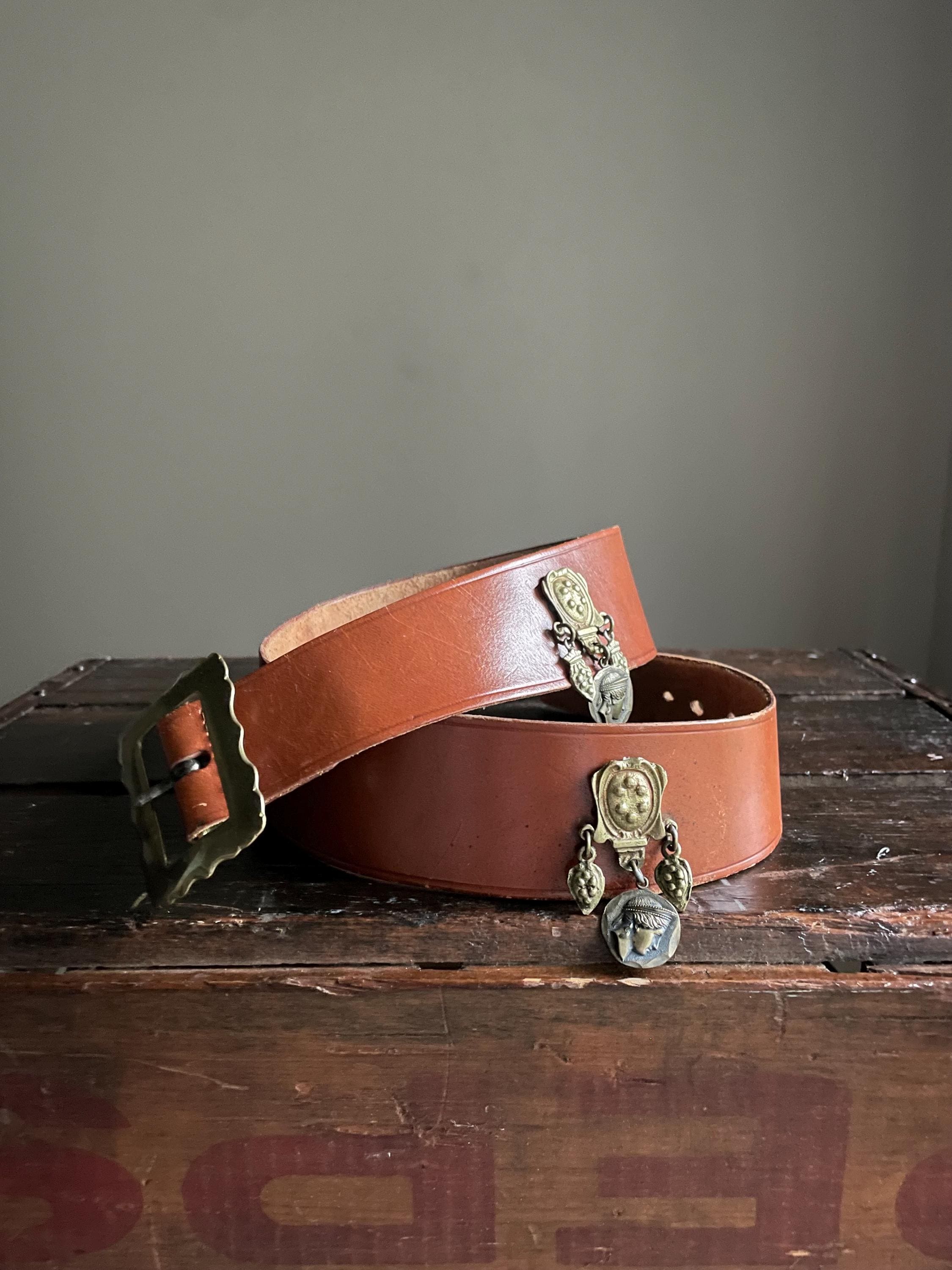Saks Fifth Avenue Vintage Leather Belt small il_fullxfull.5540715126_n9au.jpg main image 2