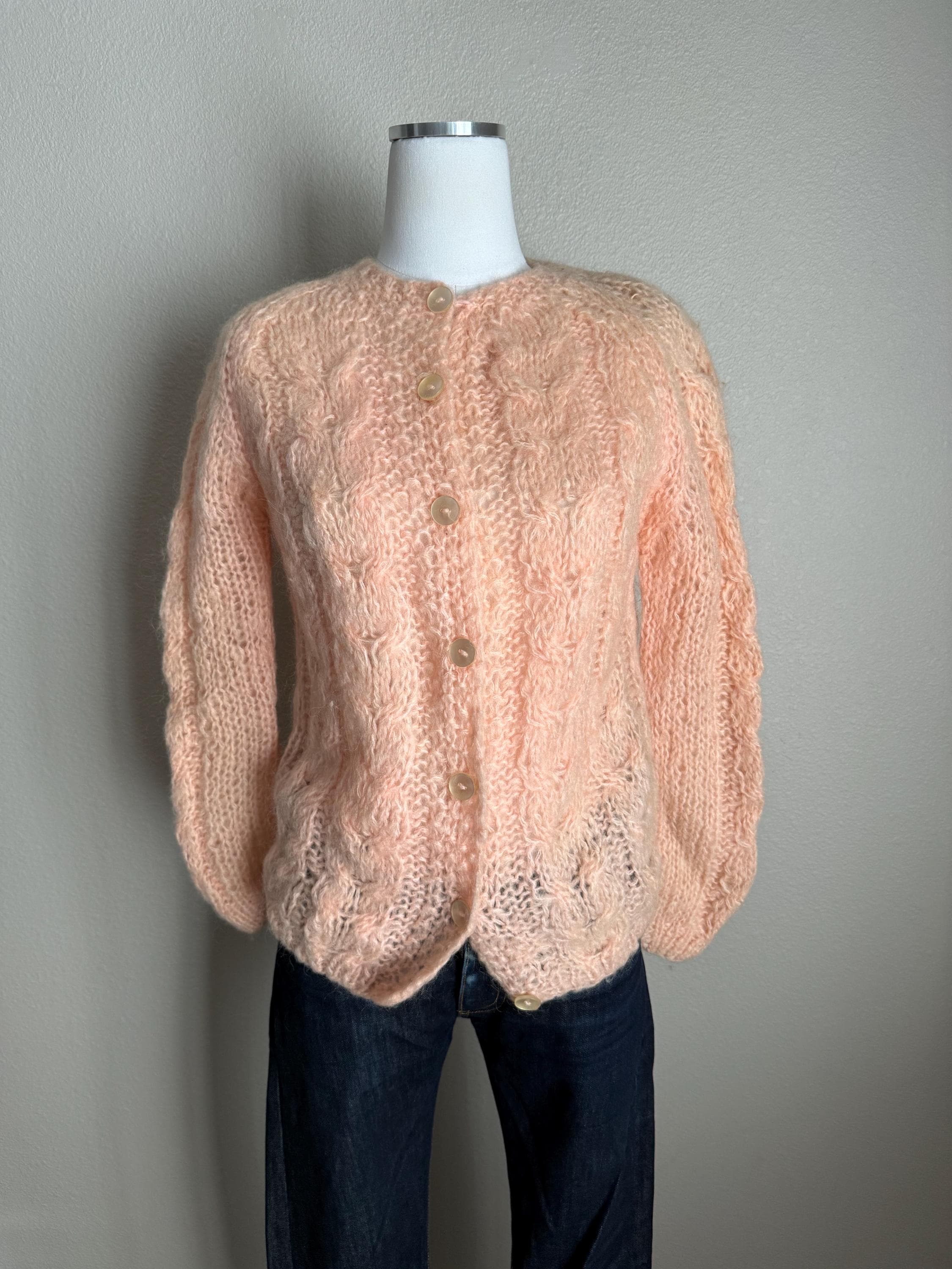 60s Mohair Cardigan - Etsy