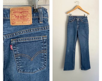 vintage 90s 517 Boot Cut Levi's USA made jeans - women's 25/26- 26x29