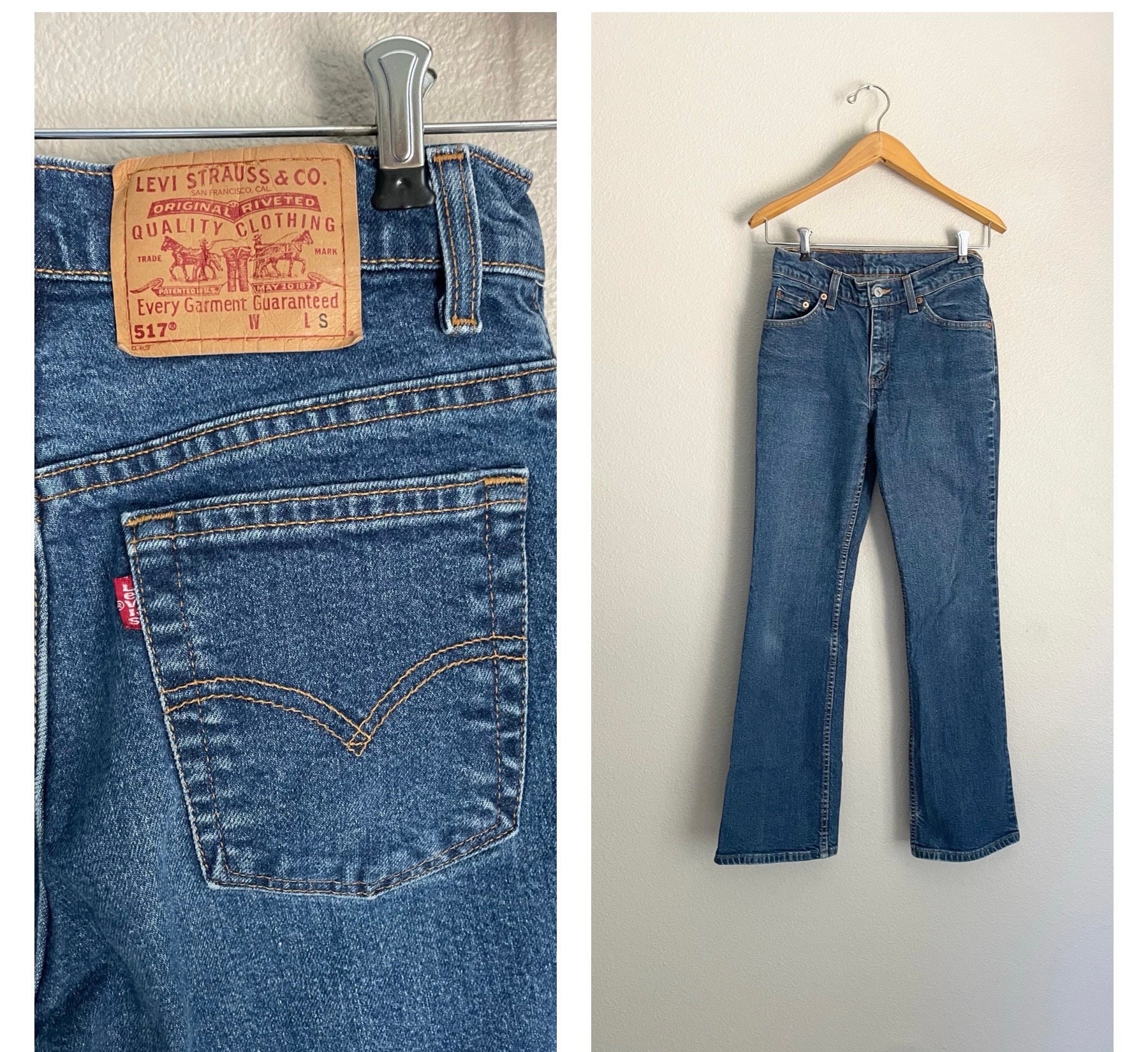 Vintage 90s 517 Boot Cut Levi's USA Made Jeans Women's 25/26 Vintage 90s 517 Boot Cut Levi's USA Made Jeans Women's 25/26