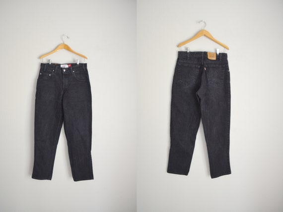 Levi's Loose Fit 545 Black Jeans / 90s Levi's Strauss - Etsy