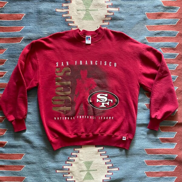 Vintage 90s San Francisco 49ers NFL Red Sweatshirt - xlarge