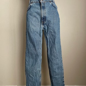 Vintage 80s 90s Levi's 350 Student White label Levi's 31350 0214 Jeans 25x28 women's 24/25 jeans image 3