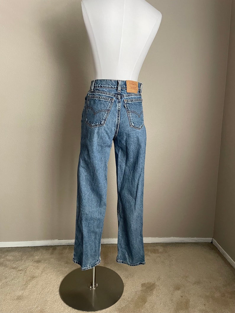 Vintage 80s 90s Levi's 350 Student White label Levi's 31350 0214 Jeans 25x28 women's 24/25 jeans image 7